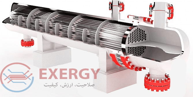 صرفه جویی انرژی در مبدل های حرارتی پوسته و لوله - اکسرژی