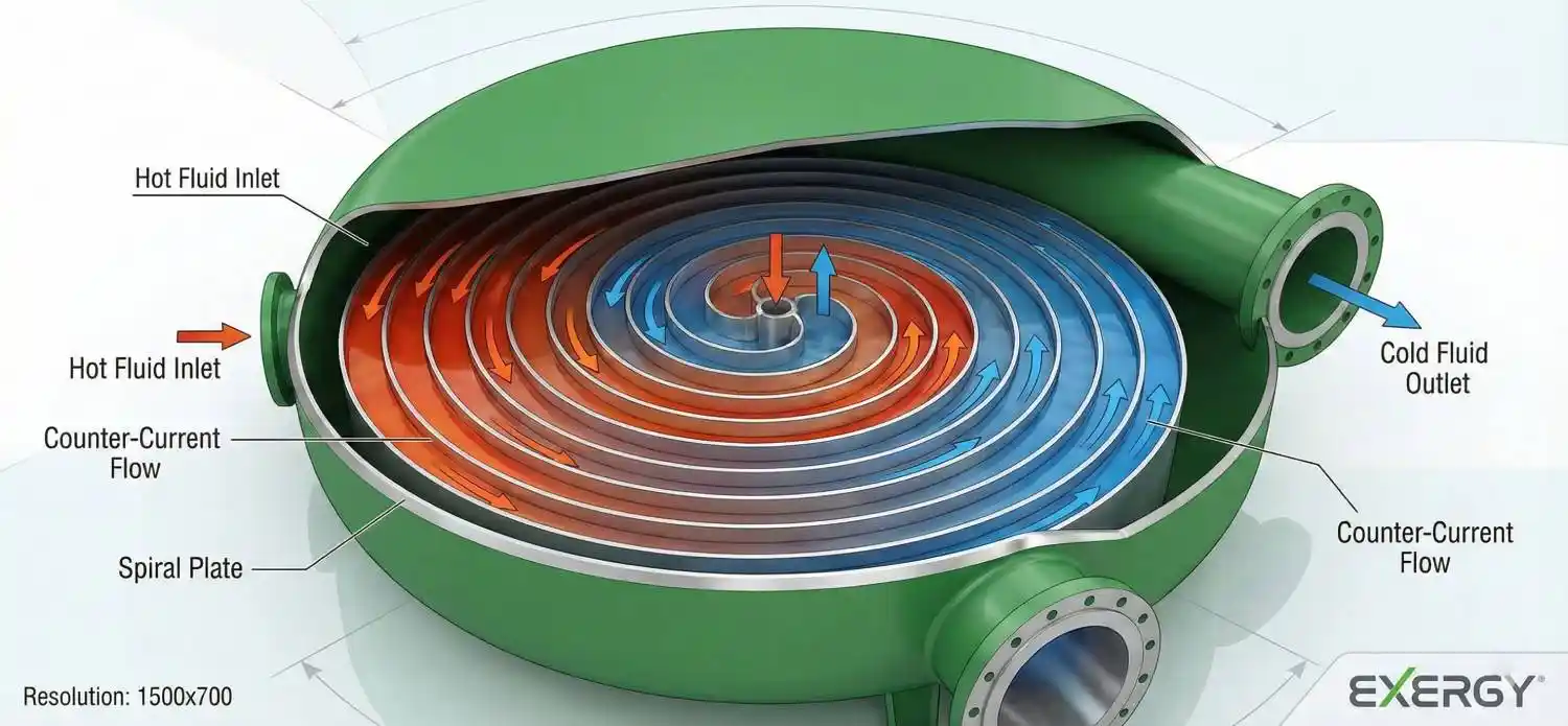 مبدل حرارتی مارپیچ