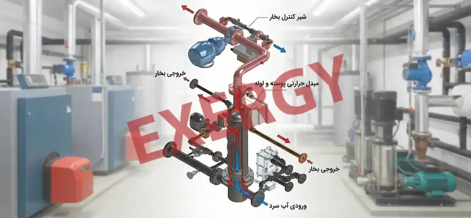 مبدل حرارتی بخار