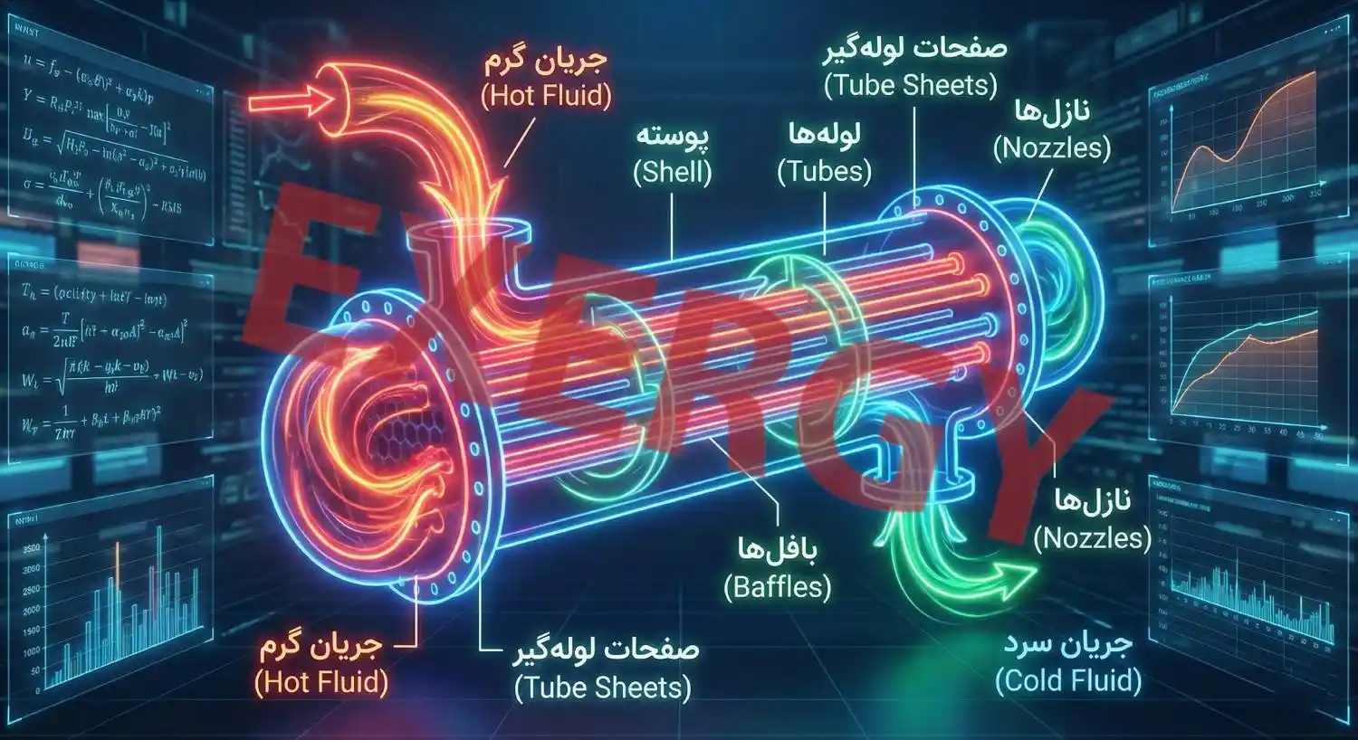 سازنده مبدل حرارتی پوسته و لوله