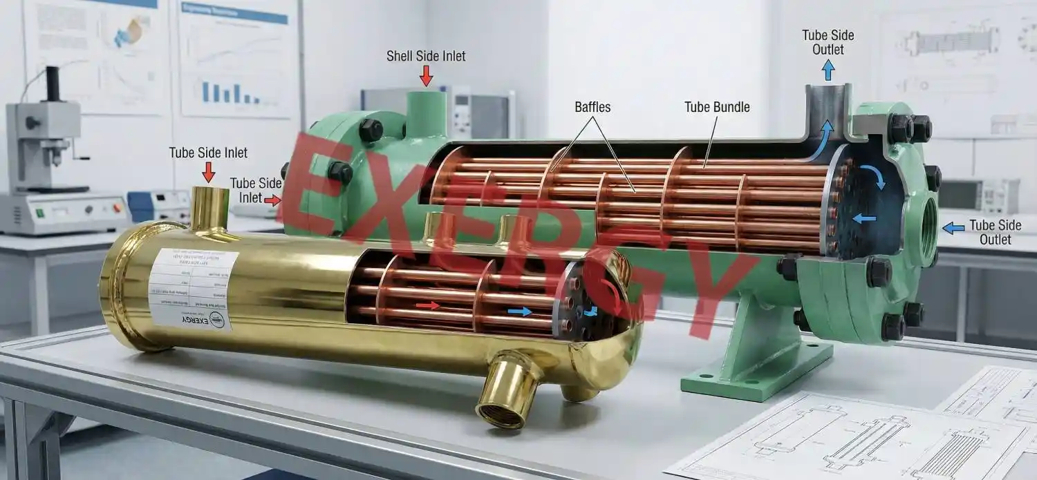 سازنده مبدل حرارتی پوسته و لوله